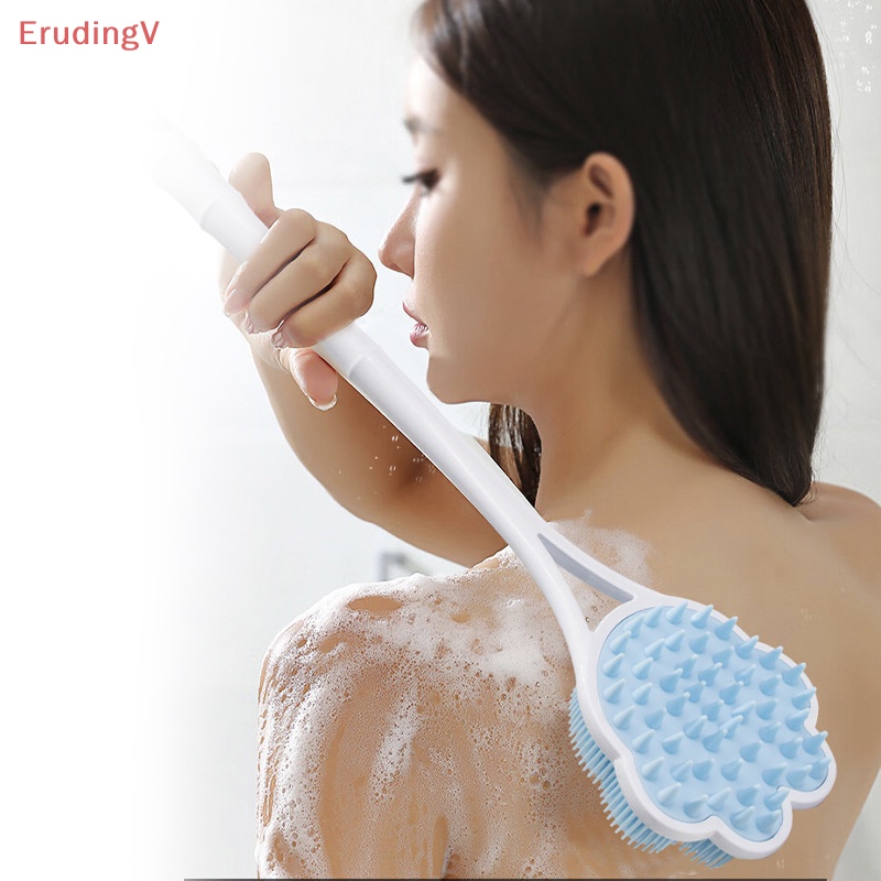 Bàn Chải Chà Lưng Hai Mặt Bằng Silicone Tiện Dụng Khi Tắm