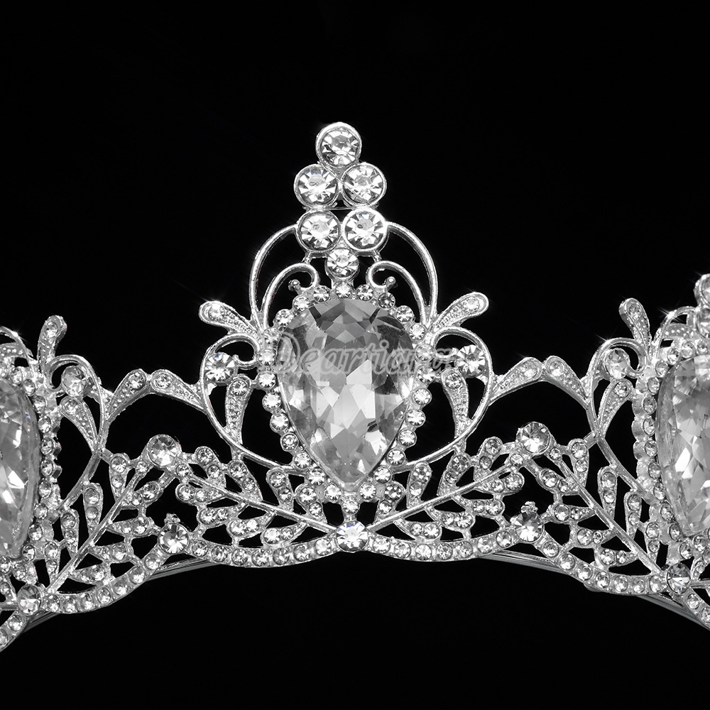 Cài Tóc Hình Vương Miện Đính Đá Thời Trang Cho Nữ