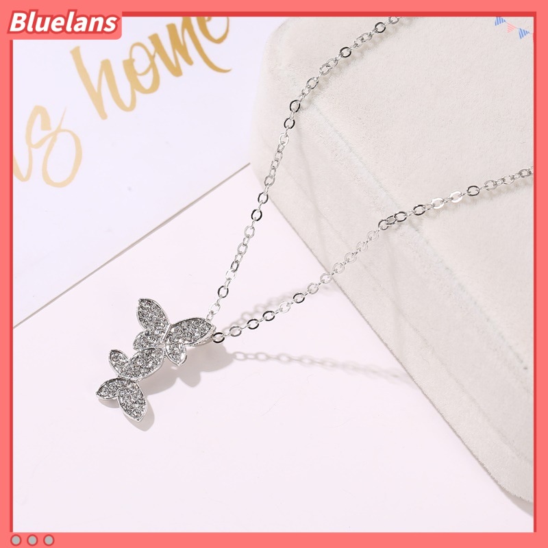 [BLS] Vòng Cổ Hai Lớp Lưới Hình Bướm Đơn Giản Cá Tính