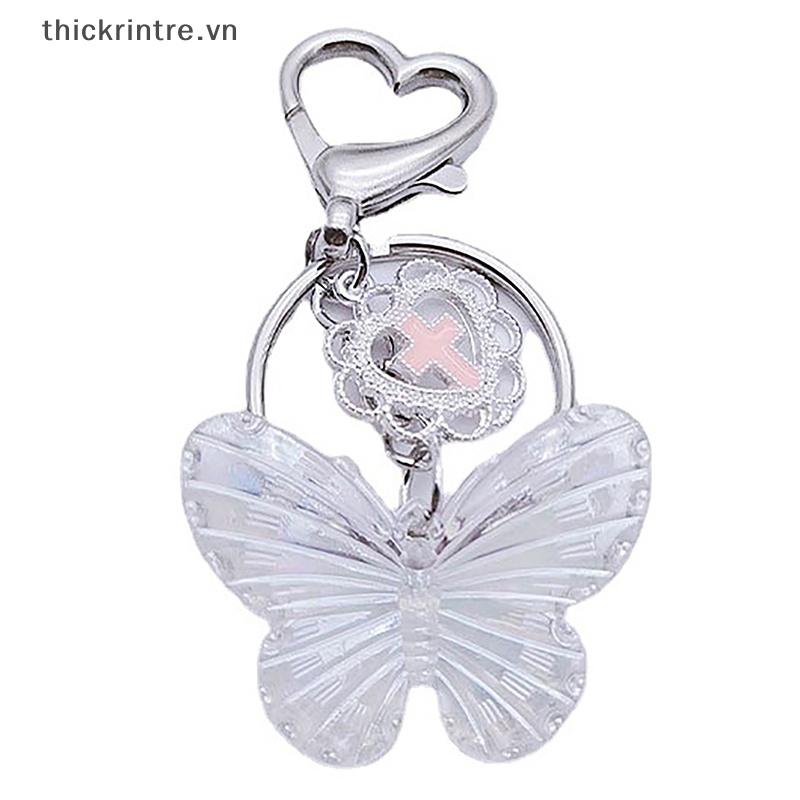Móc Khóa Hợp Kim Hình Bướm Vintage Y2K Thời Trang