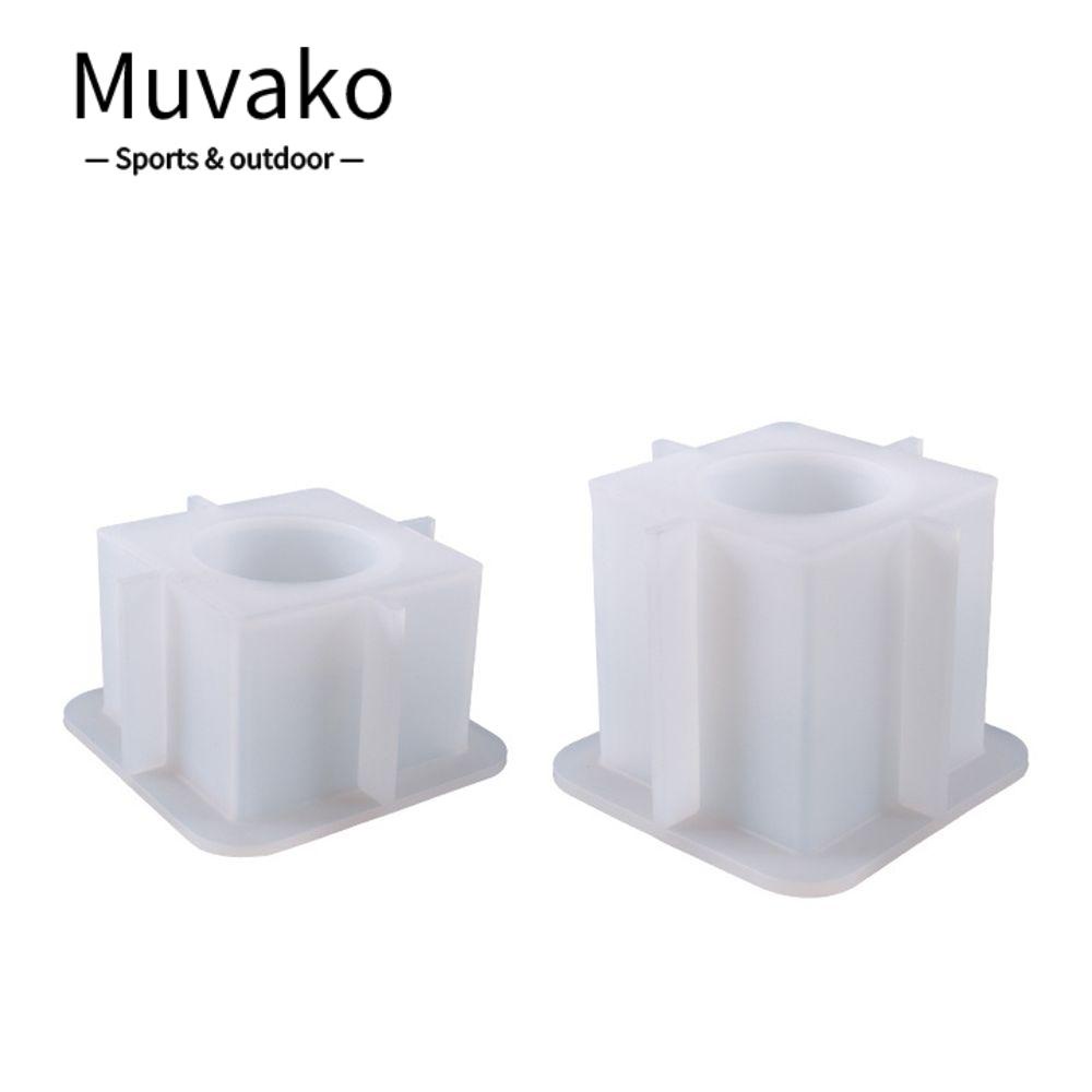 MUVAKO Khuôn Silicone Làm Đế Nến Thủ Công DIY