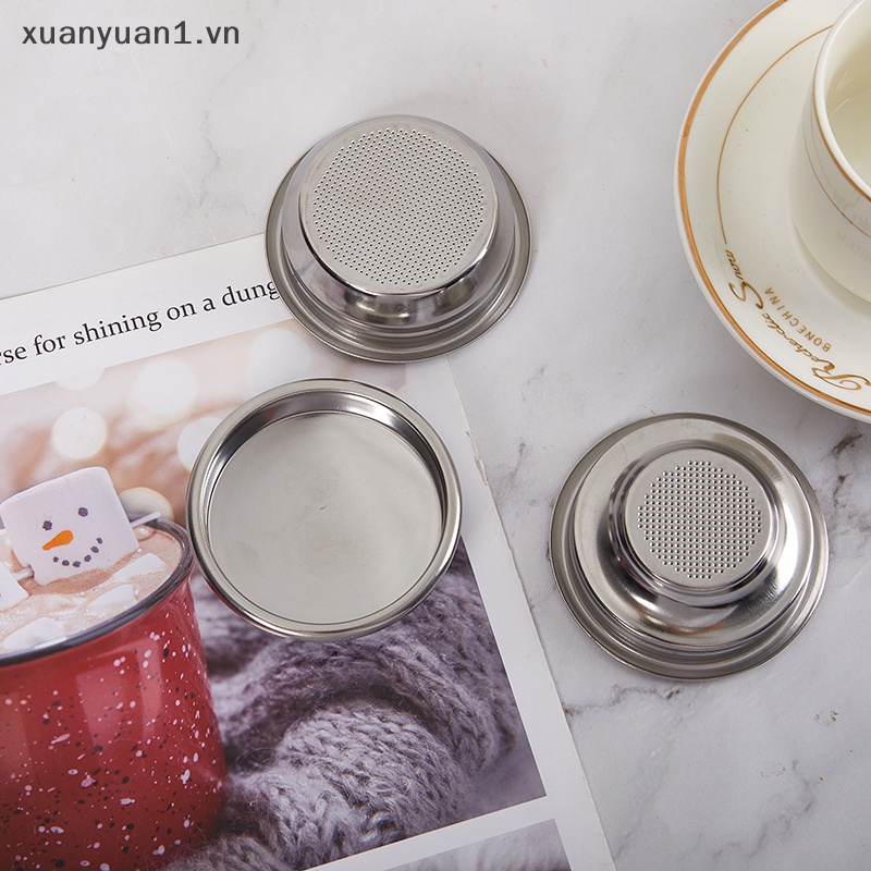 Set 1 / 2 Cốc Lọc Cà Phê Bằng Thép Không Gỉ 304 58mm Tiện Dụng