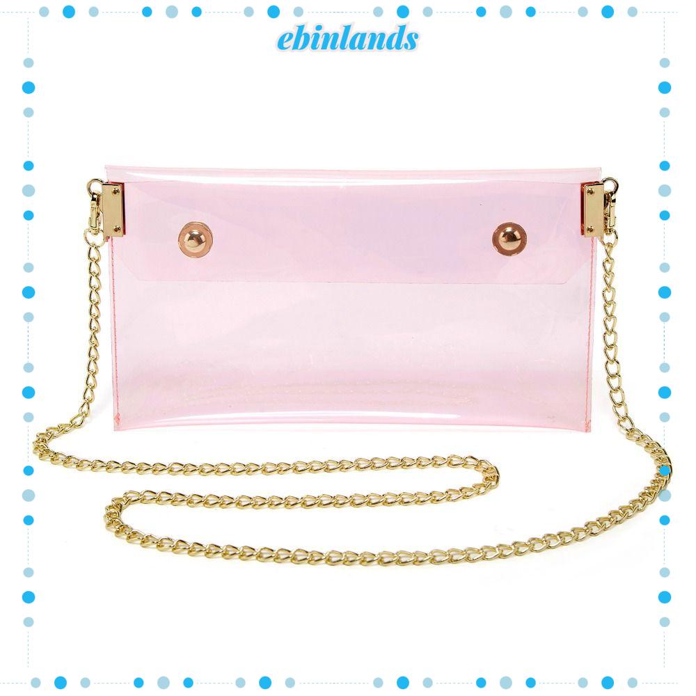 Ebinlands Túi Đeo Chéo Nhỏ Trong Suốt Thời Trang Nữ
