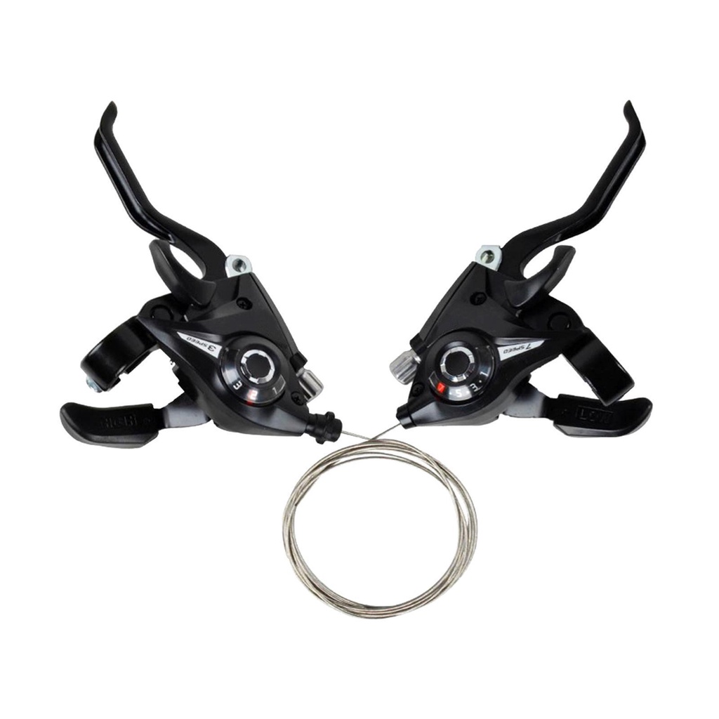 Set 2 Cần Gạt Số / Phanh 3X Kèm Dây Cáp Tốc Độ 7 8 21 24 ST-EF51