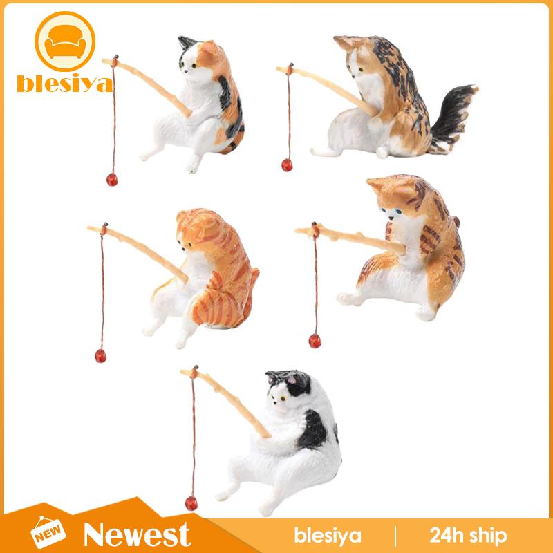 Mô Hình Mèo / Cá Trang Trí Bể Cá / Quán Cà Phê