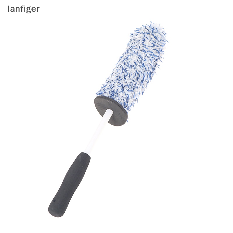Lanf Bàn Chải Sợi Nhỏ Cán Dài Làm Sạch Bánh Xe Hơi
