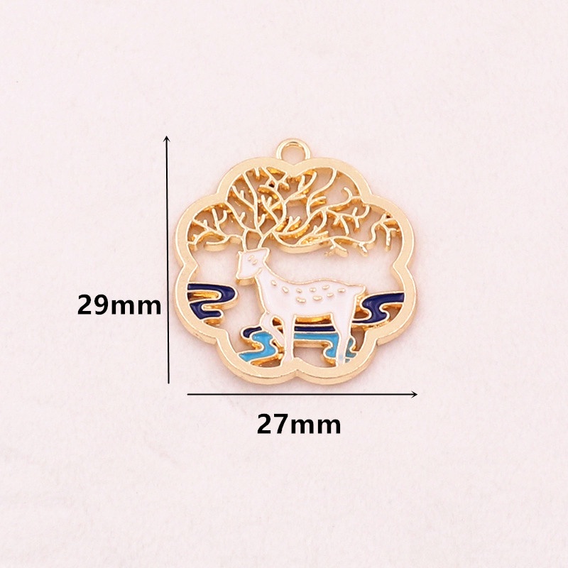 Mặt Dây Chuyền Hợp Kim Tự Làm Hình Thỏ / Hươu / Hươu / Saka nghi ngờ Dầu Phụ Kiện Trang Sức