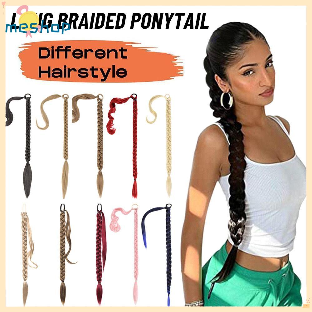 ME Tóc Giả Đuôi Ngựa Dạng Quấn Thẳng Dài 80cm Dành Cho Nữ