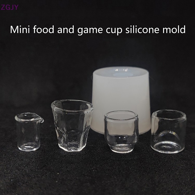 Khuôn Silicon Làm Ly Nước Đồ Chơi Búp Bê DIY Cho Bé Mới