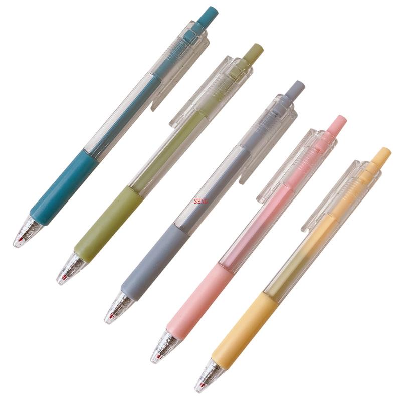 Bút Mực Gel Đen Ngòi 0Mm 5mm Cho Học Sinh