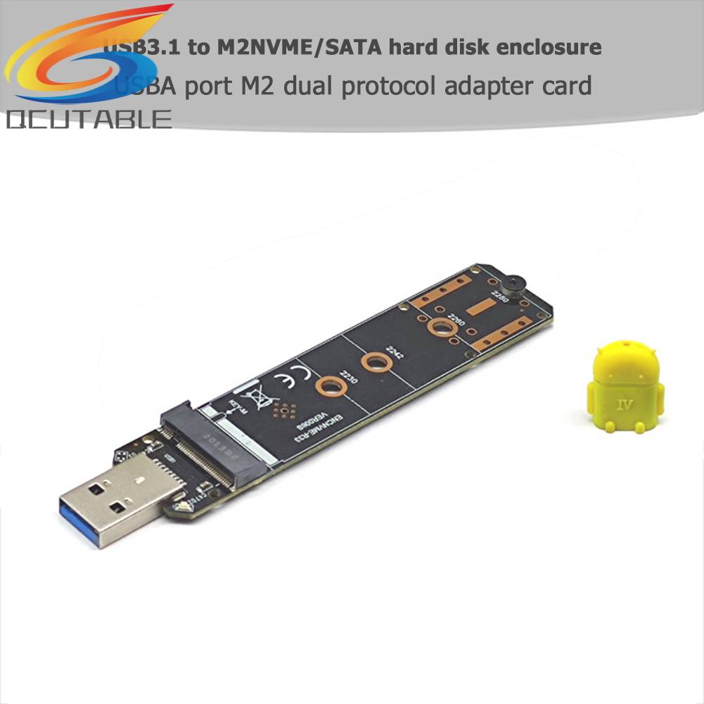 Thẻ Chuyển Đổi M.2 Sang USB NGFF M2 PCIe SATA Sang USB 3.1 Gen 2 Type A SSD