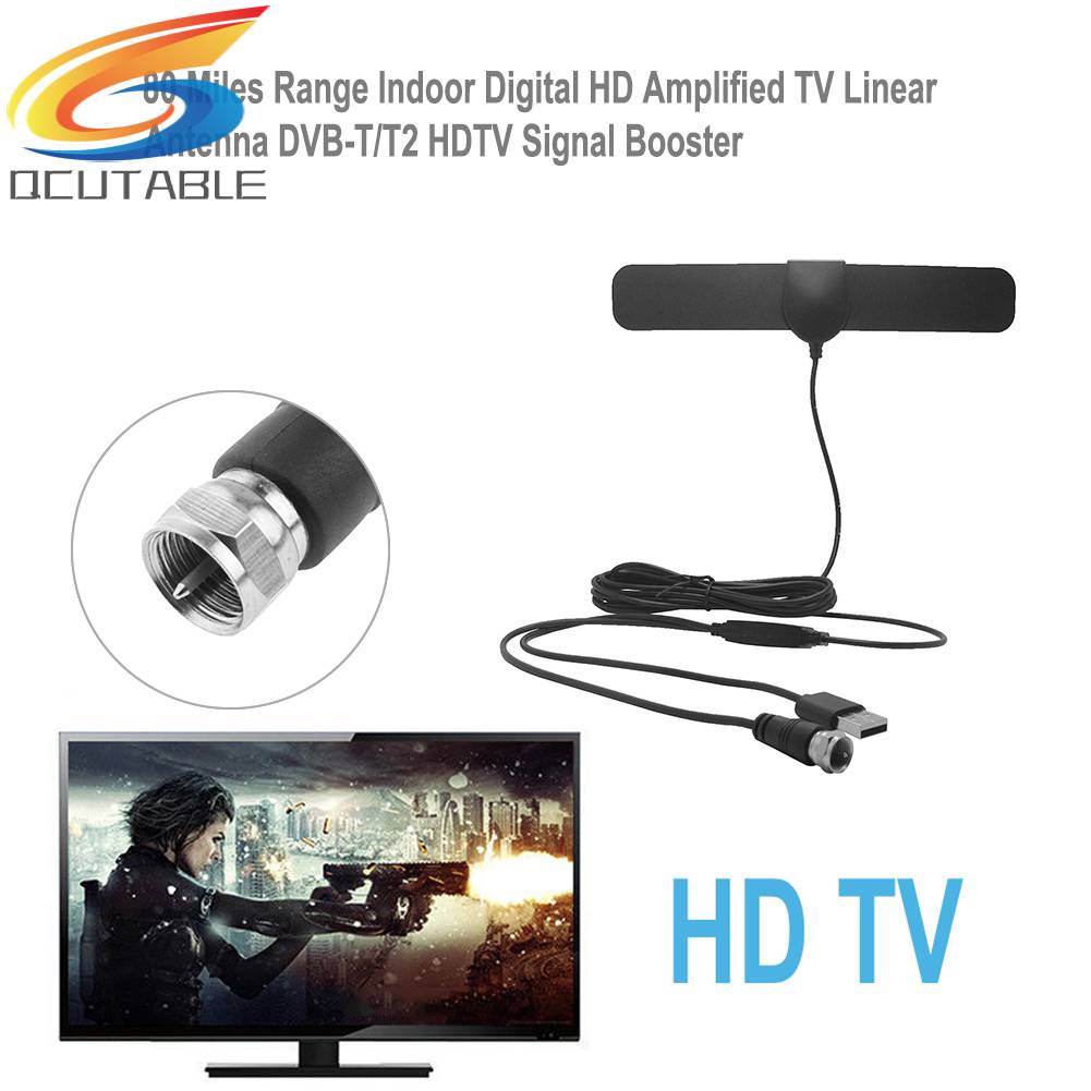 Ăng Ten Khuếch Đại Tín Hiệu Kỹ Thuật Số Trong Nhà Phạm Vi 80 Dặm
