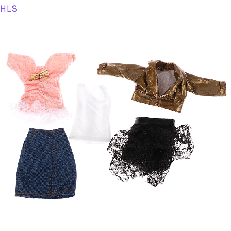 Đầm Ngắn Hai Mảnh Thời Trang Cho Búp Bê 30cm