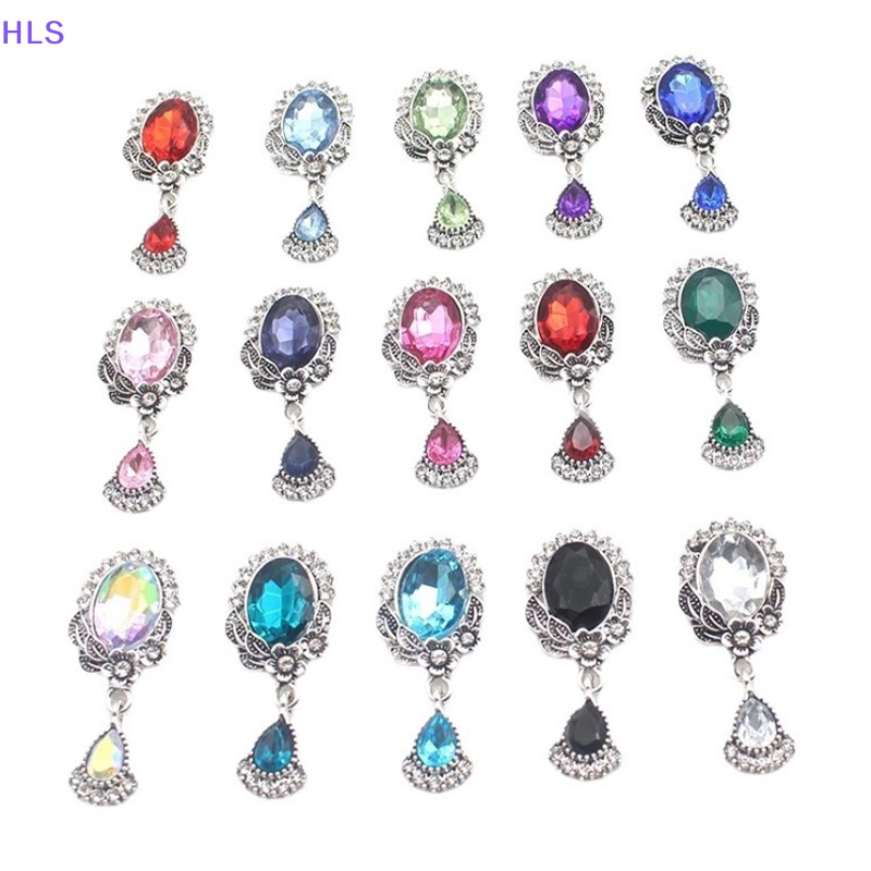 Ghim Cài Áo Hình oval Bằng Hợp Kim 23 * 52mm DIY