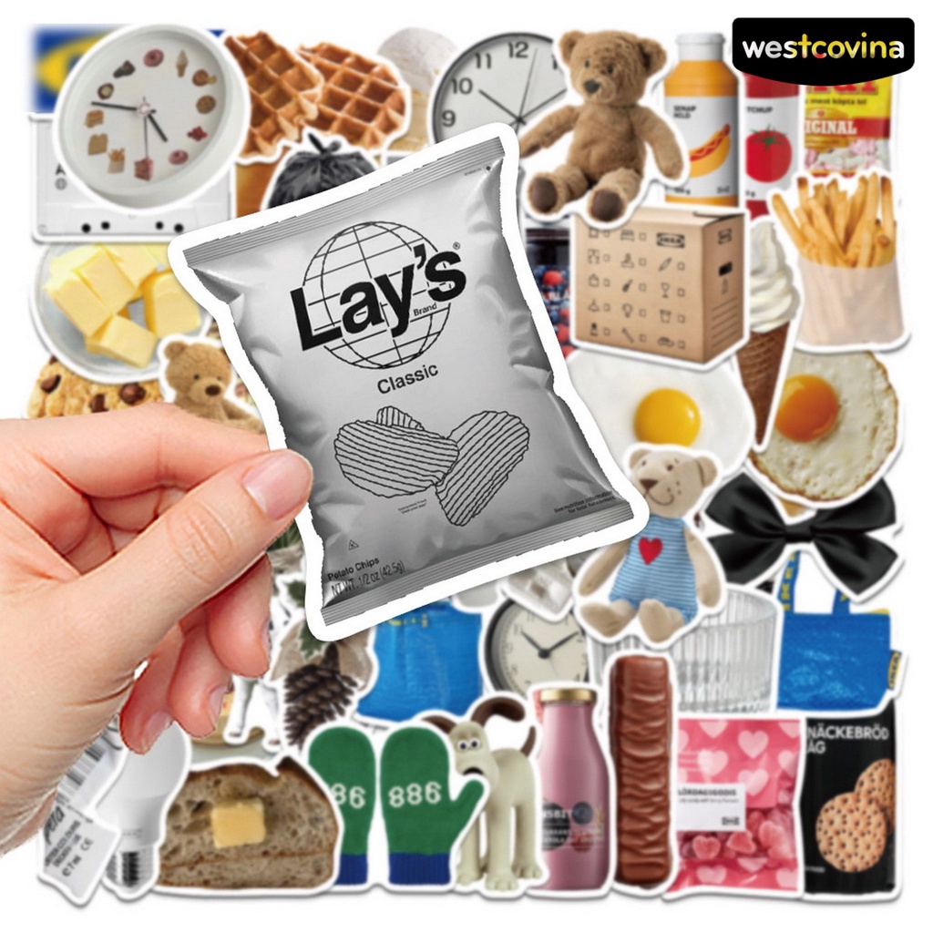 [WSTN]✎Bộ 50 Miếng Dán Họa Tiết Hoạt Hình Bằng PVC Chống Thấm Nước Trang Trí Ván Trượt DIY