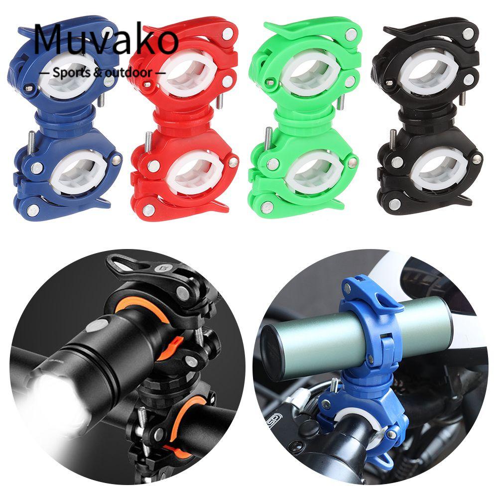 MUVAKO Giá Đỡ Đèn Pin Kẹp Phía Trước Xe Đạp