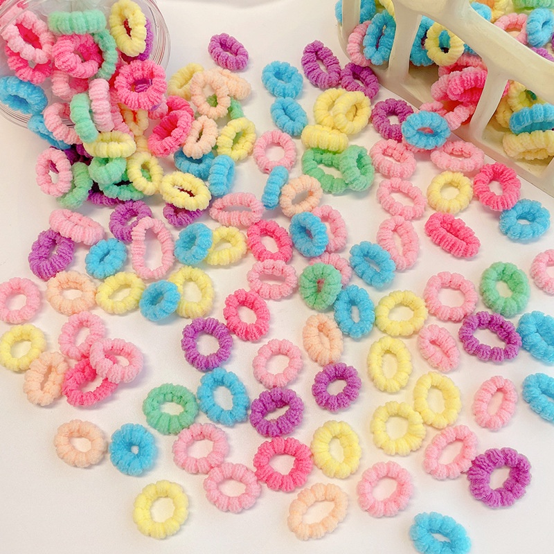 Dây Buộc Tóc Cao Su Co Giãn Tốt Không Đau Cho Bé Gái 2023