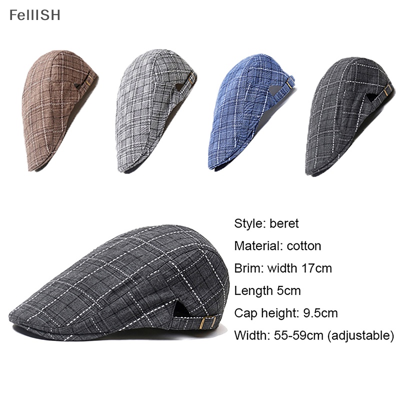 Mũ Beret Phong Cách Anh Quốc Cổ Điển Mới Cho Nam 439br