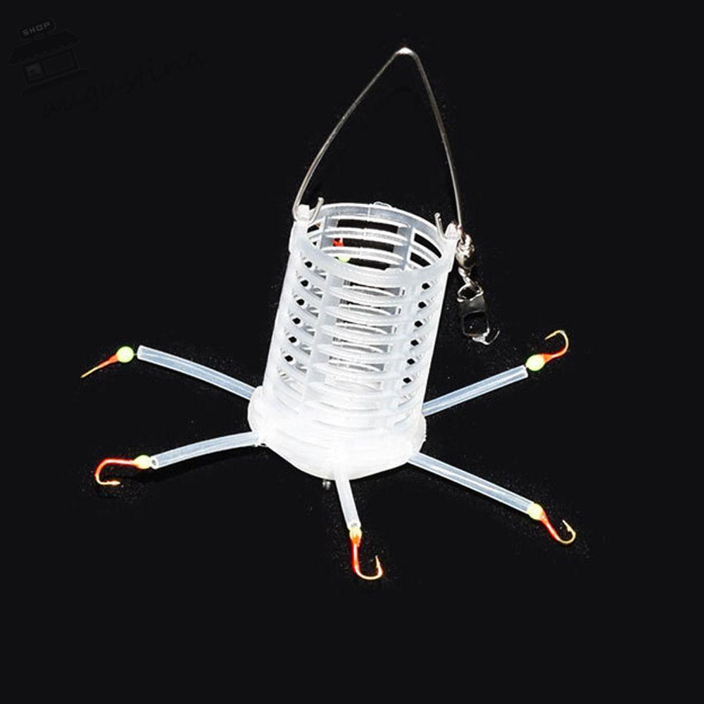 AUGUSTINA Móc Câu Cá Màu Trắng Dạ Quang Chuyên Dụng Chất Lượng Cao