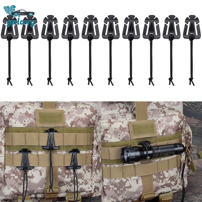 Set 10 Kẹp Giữ Dây Đàn Hồi Cho Ba Lô Molle galaxy