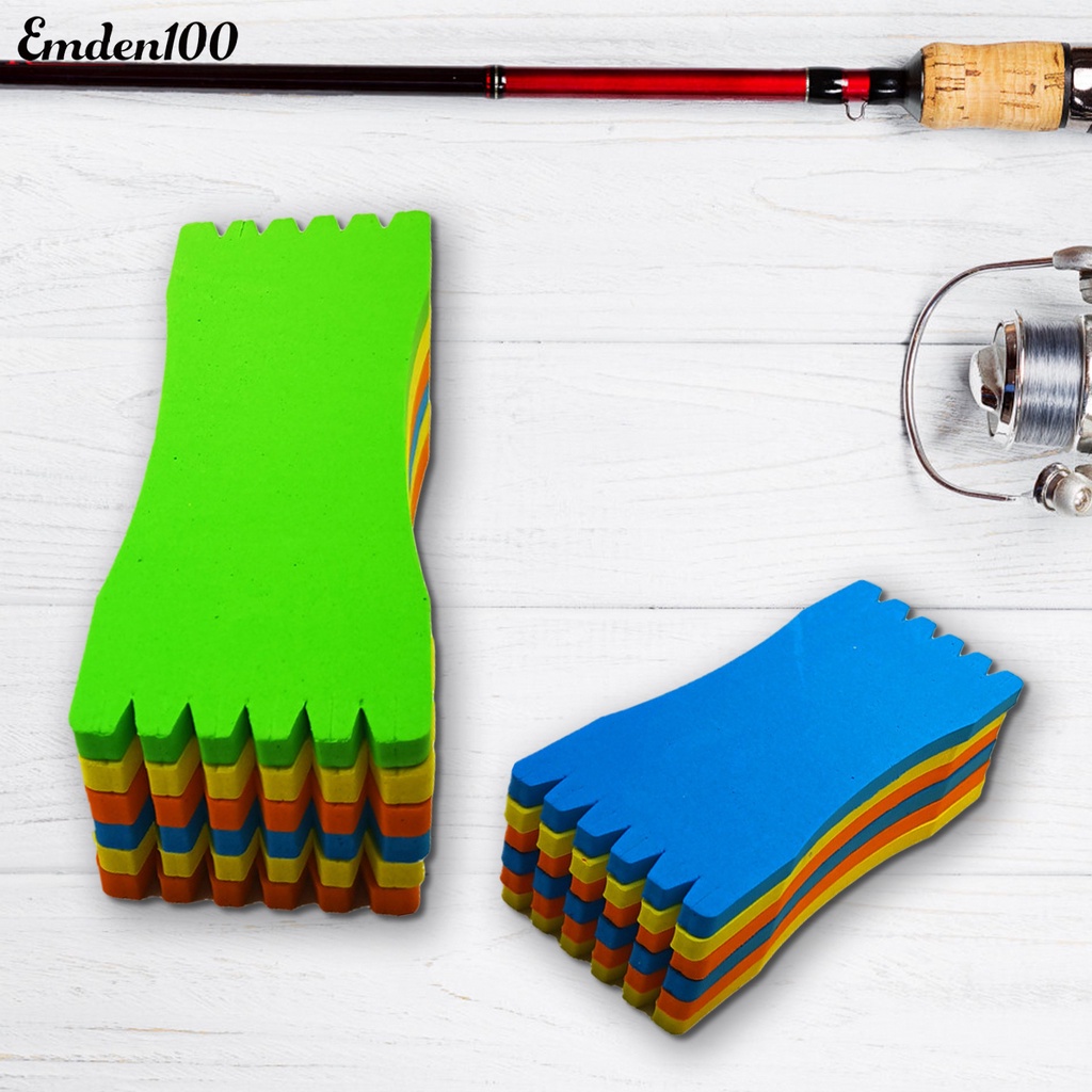 Set 10 / 20 Tấm Xốp Quấn Dây Câu Cá Chống Trầy Xước