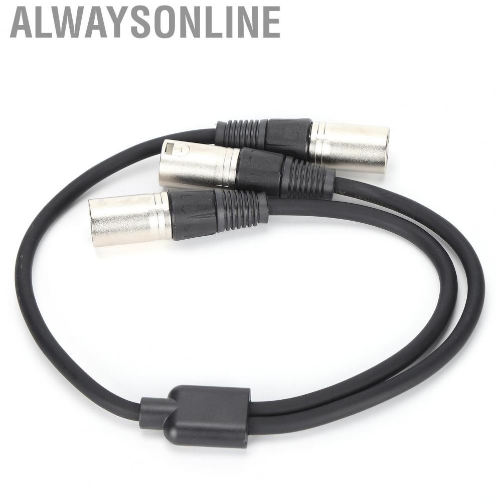 Alwaysonline JORINDO JD60711 XLR Male to Dual Cable YType Splitter Microphone