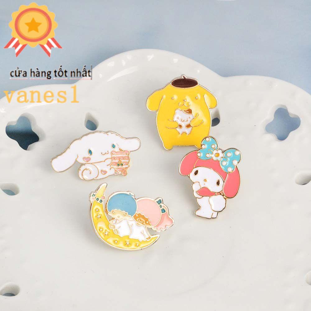VANES1 Trâm Cài Áo Hình Melody / Cinnamoroll Purin Dễ Thương Cho Bé