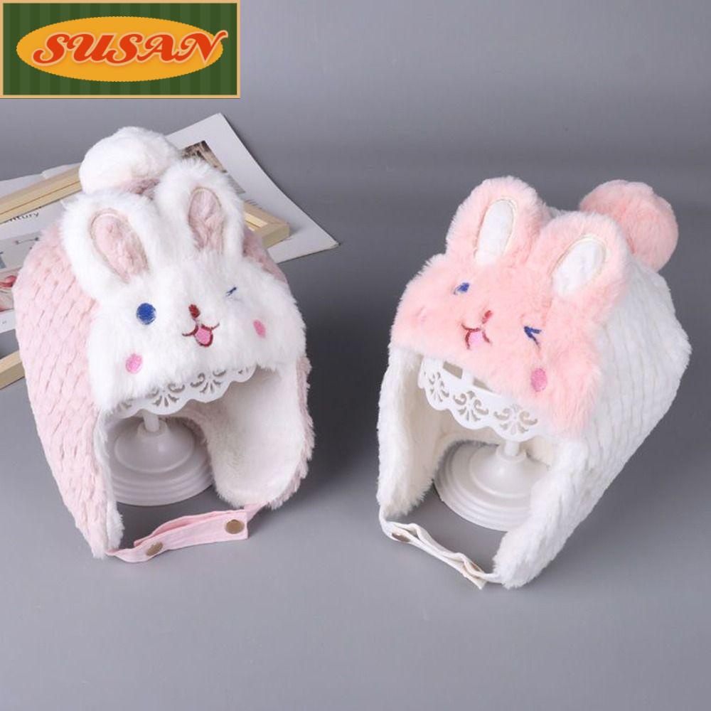 SUSANS Mũ Lông Trùm Tai Giữ Ấm Cho Bé