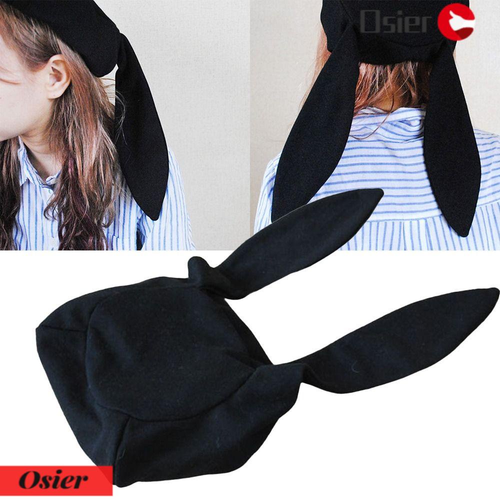 OSIER1 Mũ Beret Màu Đen Trơn Thời Trang Cho Nam