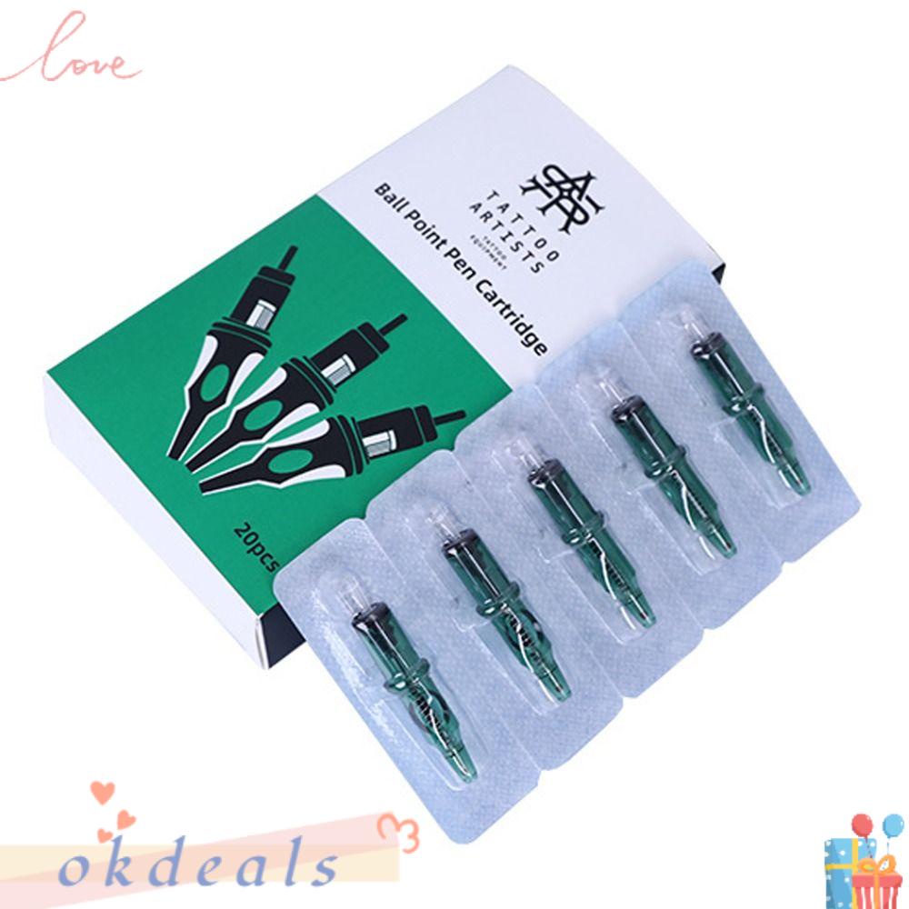 Set 20 Bút Bi 5 Màu Dành Cho Người Mới Tập Vẽ Xăm Hình Dễ Sử Dụng