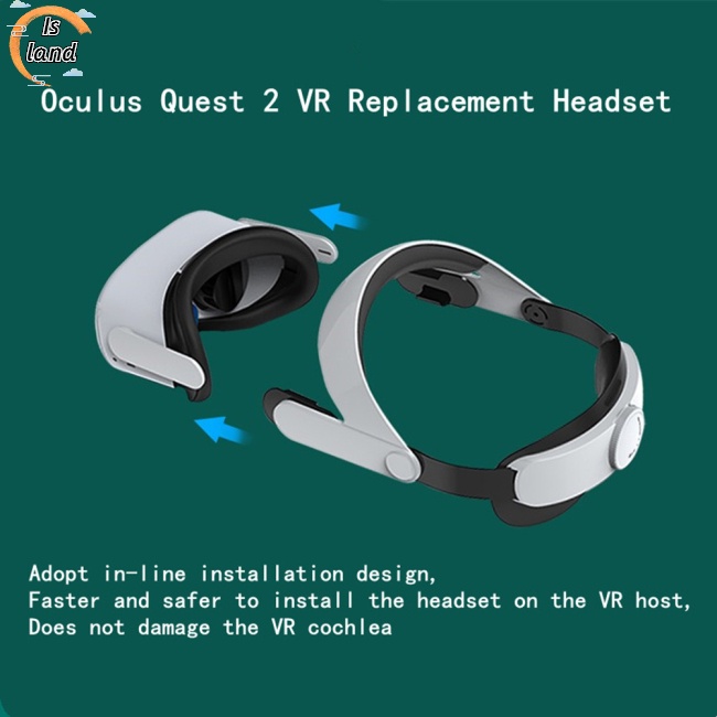 Dây Đeo Đầu Cân Bằng Thoải Mái Có Thể Điều Chỉnh Thay Thế Cho Kính Thực Tế Ảo Oculus Quest2 Vr