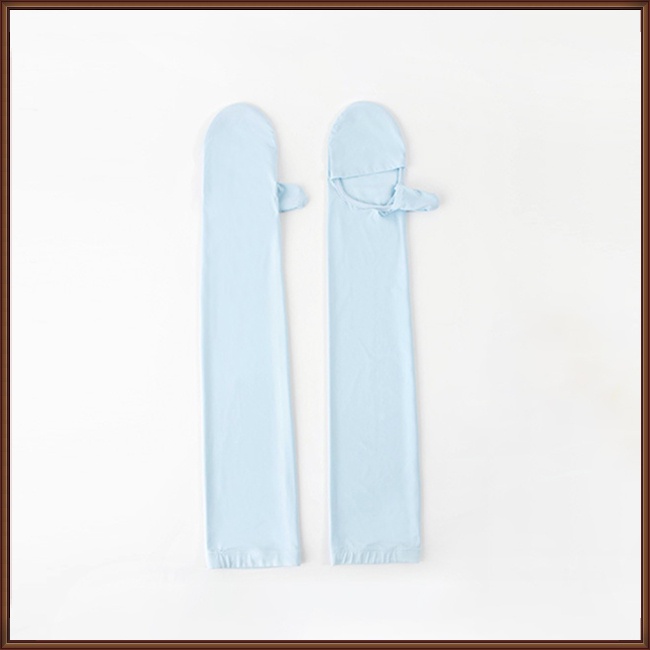 Găng Tay Chống Nắng Và Tia Uv Bằng Lụa Lạnh Mỏng Thời Trang Mùa Hè Cho Nữ