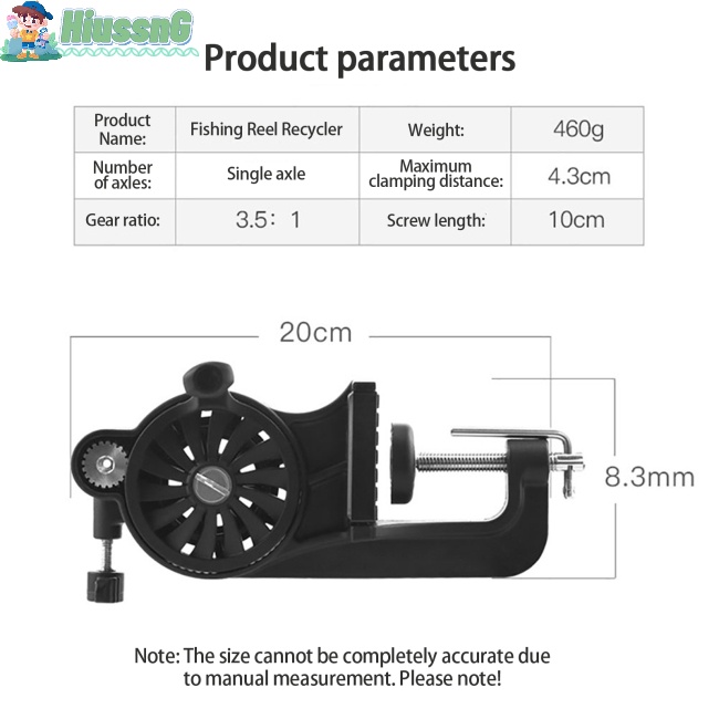 Dụng Cụ Cuốn Dây Câu Cá Tốc Độ Cao Hai Chiều Tùy Chỉnh Tiện Dụng