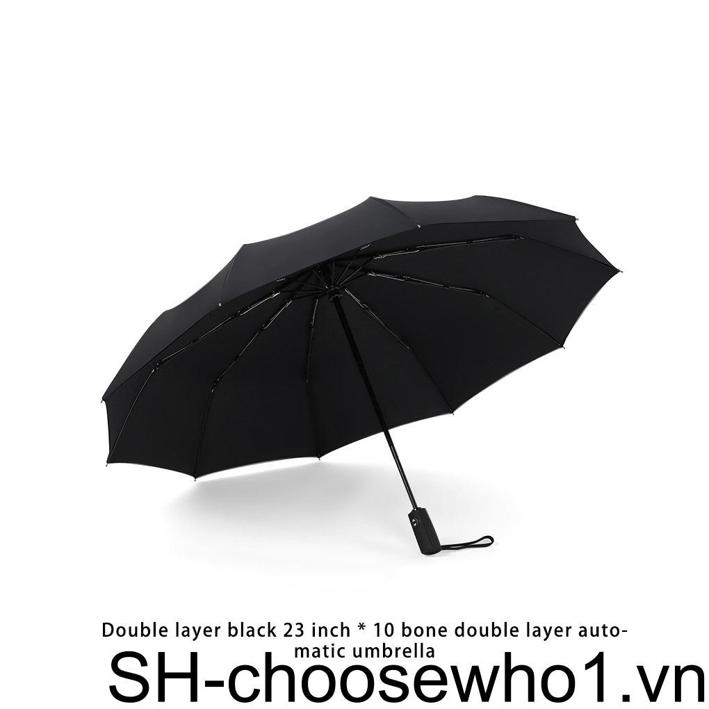Dù Gấp Hai Lớp Chống Gió / Nắng 10K Đa Năng Tiện Lợi