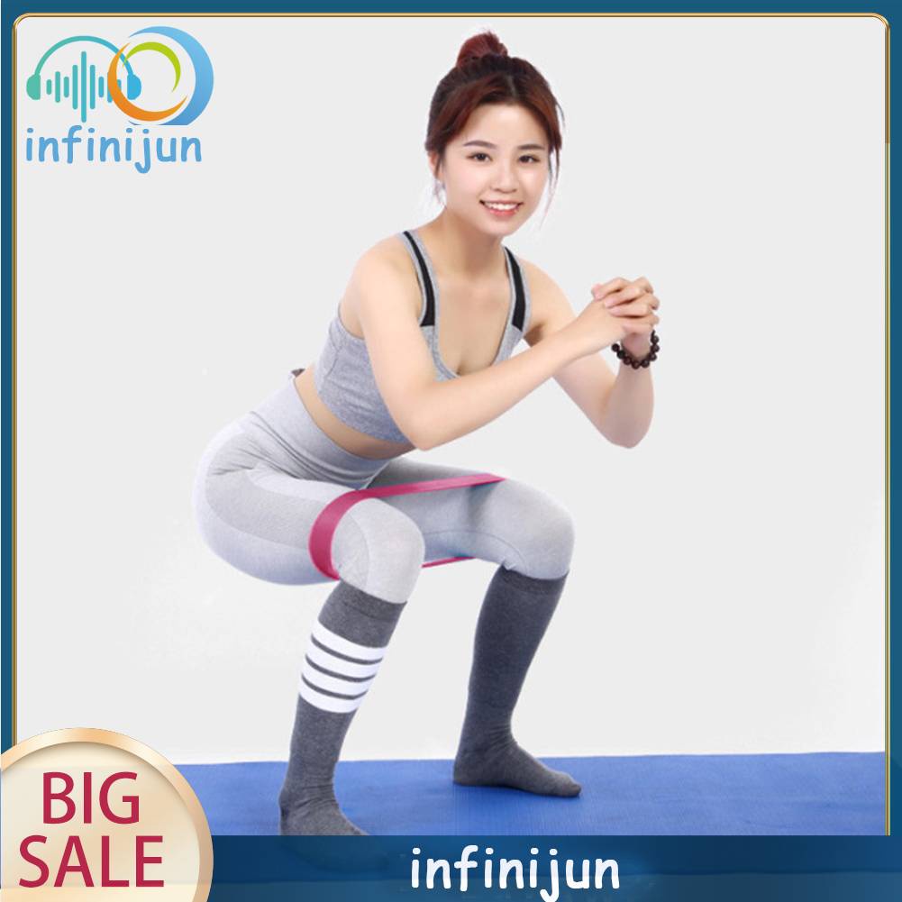 Set 5 Dây Đai Co Giãn Bằng TPE Dùng Để Tập Yoga / Thể Hình