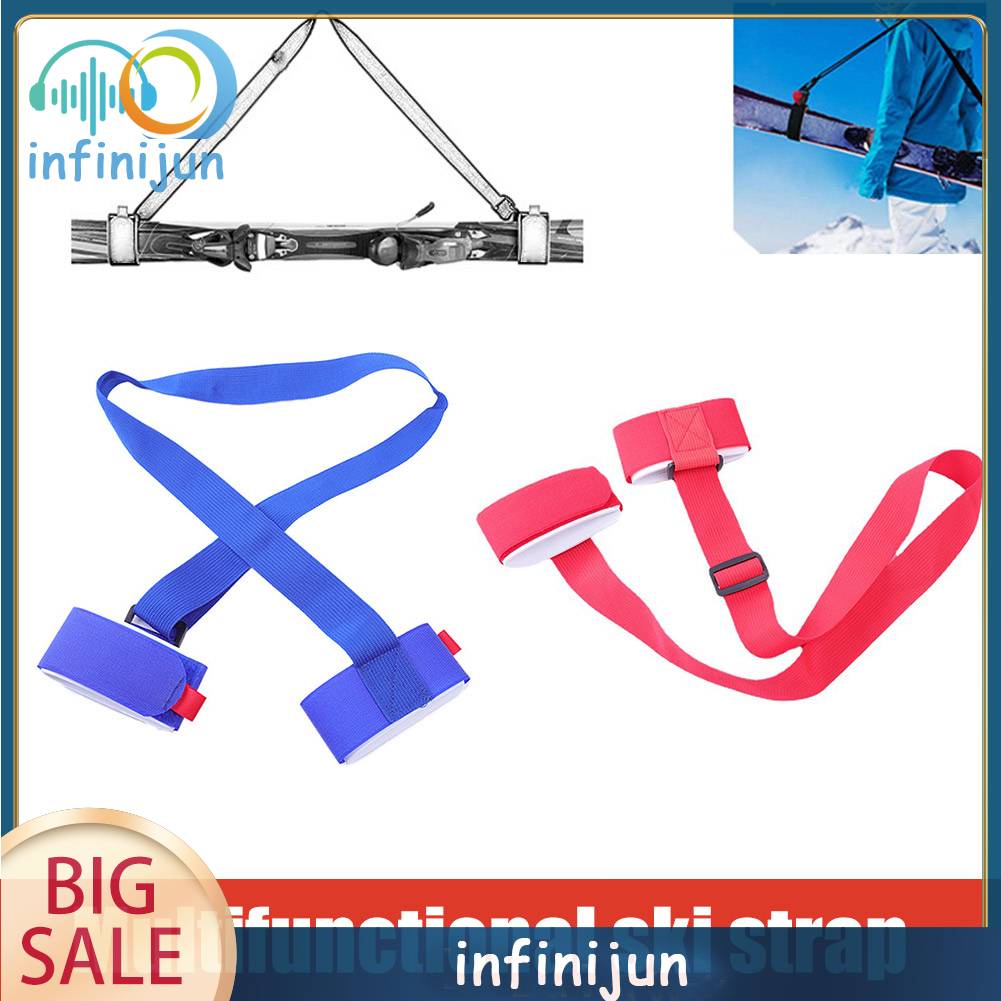 Dây Đai Nylon Đeo Vai Giữ Gậy Trượt Tuyết Tùy Chỉnh Tiện Dụng