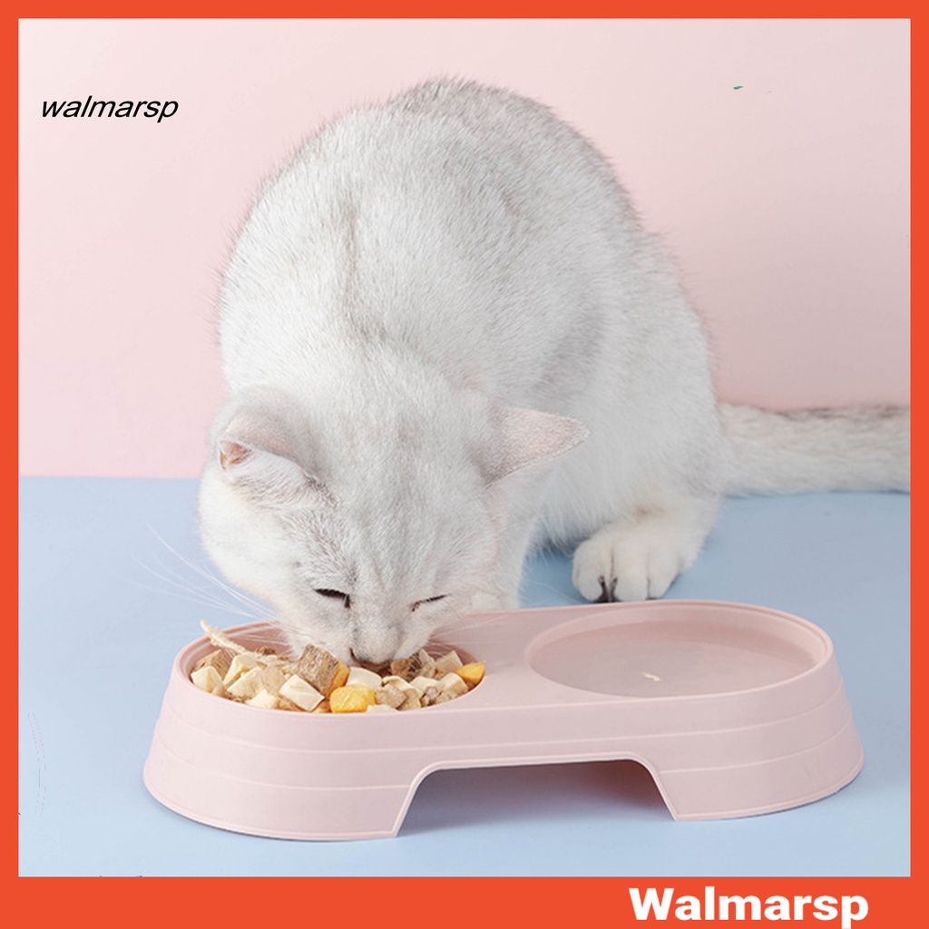 WWA Bát đôi đựng thức ăn Siêu Rẻ cho chó mèo Pet,có nhiều màu sắc dễ thương