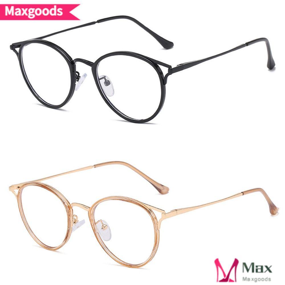 MAXG Mắt Kính Chống Ánh Sáng Xanh Siêu Nhẹ Đính Đá Thời Trang Công Sở