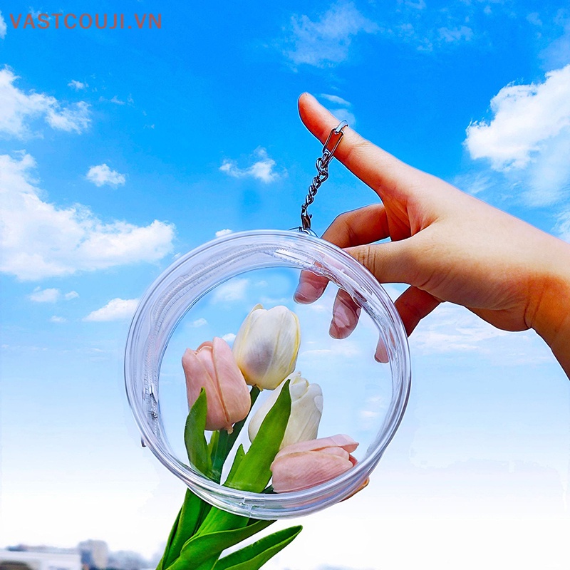 Túi Đựng Búp Bê VASTJI Trong Suốt Chất Liệu Cotton Họa Tiết Hoạt Hình