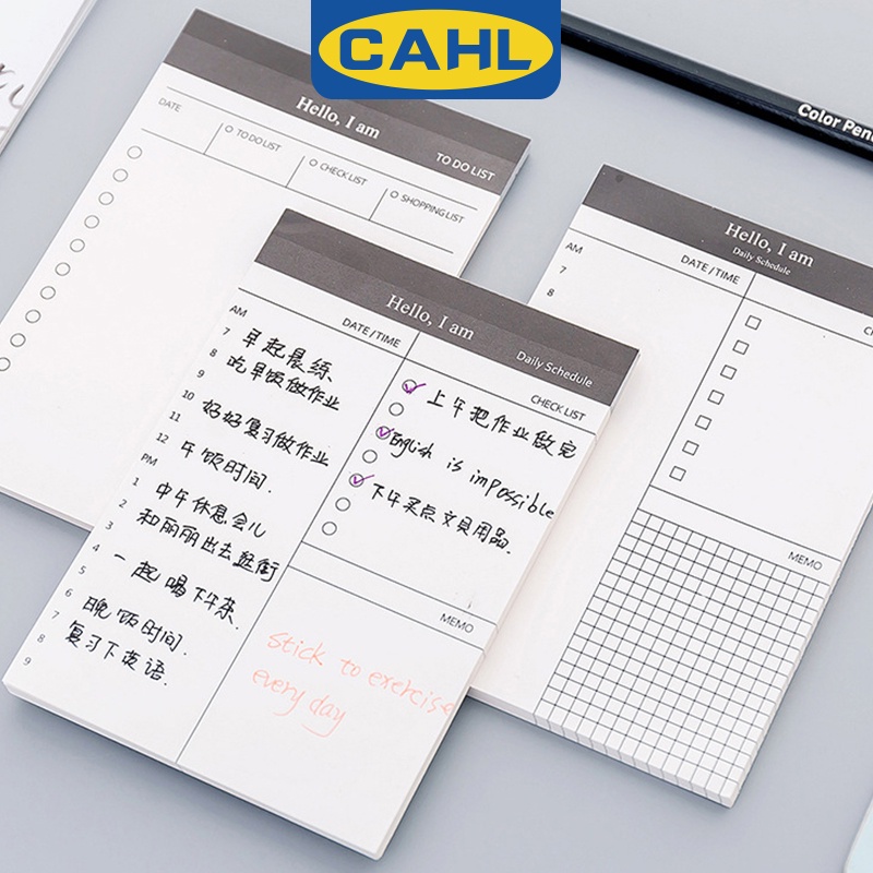 Sổ Tay 50 Tờ Giấy Ghi Chú Thiết Kế Đơn Giản Tiện Lợi Dễ Sử Dụng