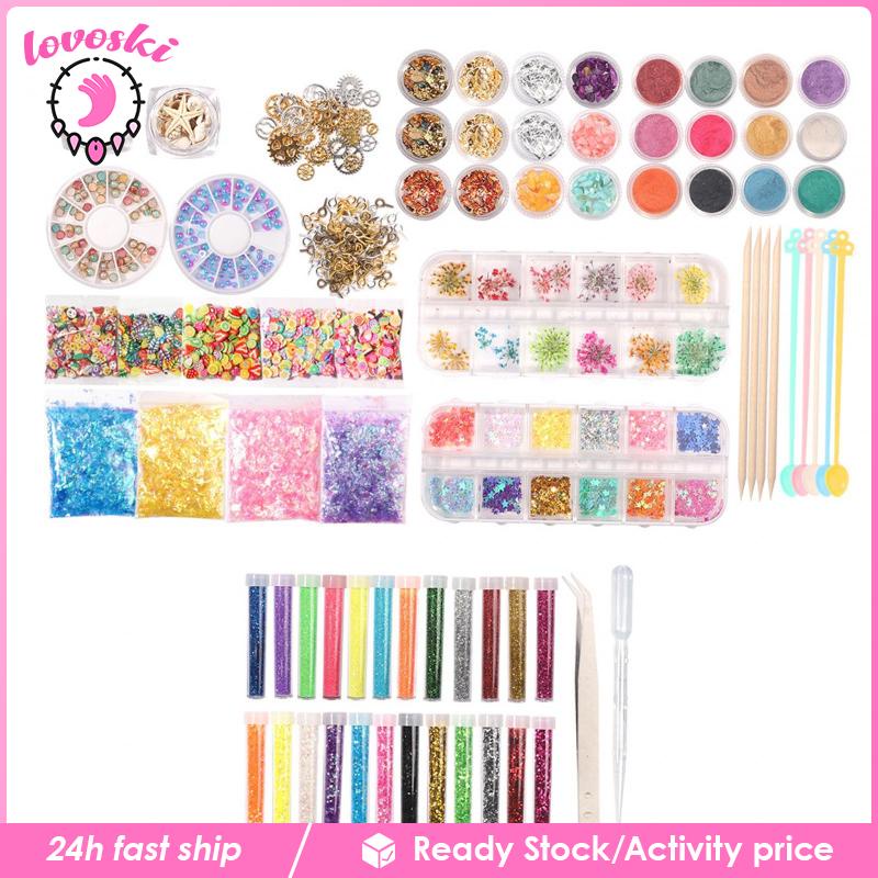 Bộ Phụ Kiện Resin Sửa Chữa Trang Trí Nghệ Thuật Cho Nữ