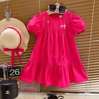  Hàng Có Sẵn Đầm Tay Ngắn Phồng Phong Cách Cung Điện Thời Trang Mùa Hè Hàn Quốc Cho Bé Gái
