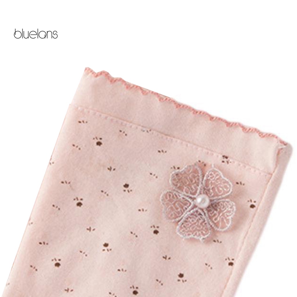 1 Đôi Găng Tay Hở Ngón Phối Ren Đính Ngọc Trai Giả Họa Tiết Hoa Thời Trang Cho Nữ