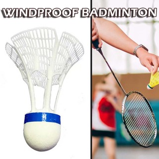 3PCS Badminton Windproof Outdoor Shuttlecocks for Training Badminton A