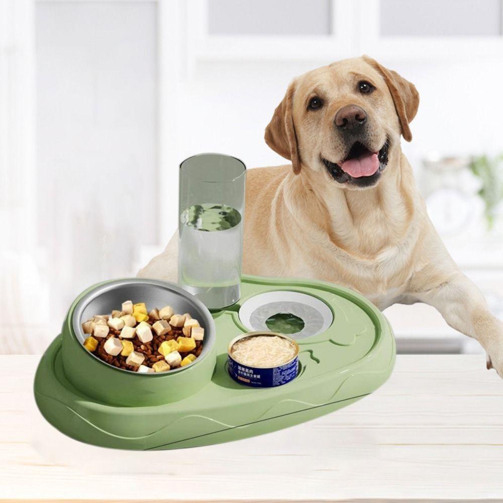 YIYU Bát Đựng Thức Ăn Tự Động 2 Trong 1 15 Độ Cho Thú Cưng