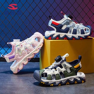 Giày sandal phối khóa xoay thời trang đi biển mùa hè cho bé