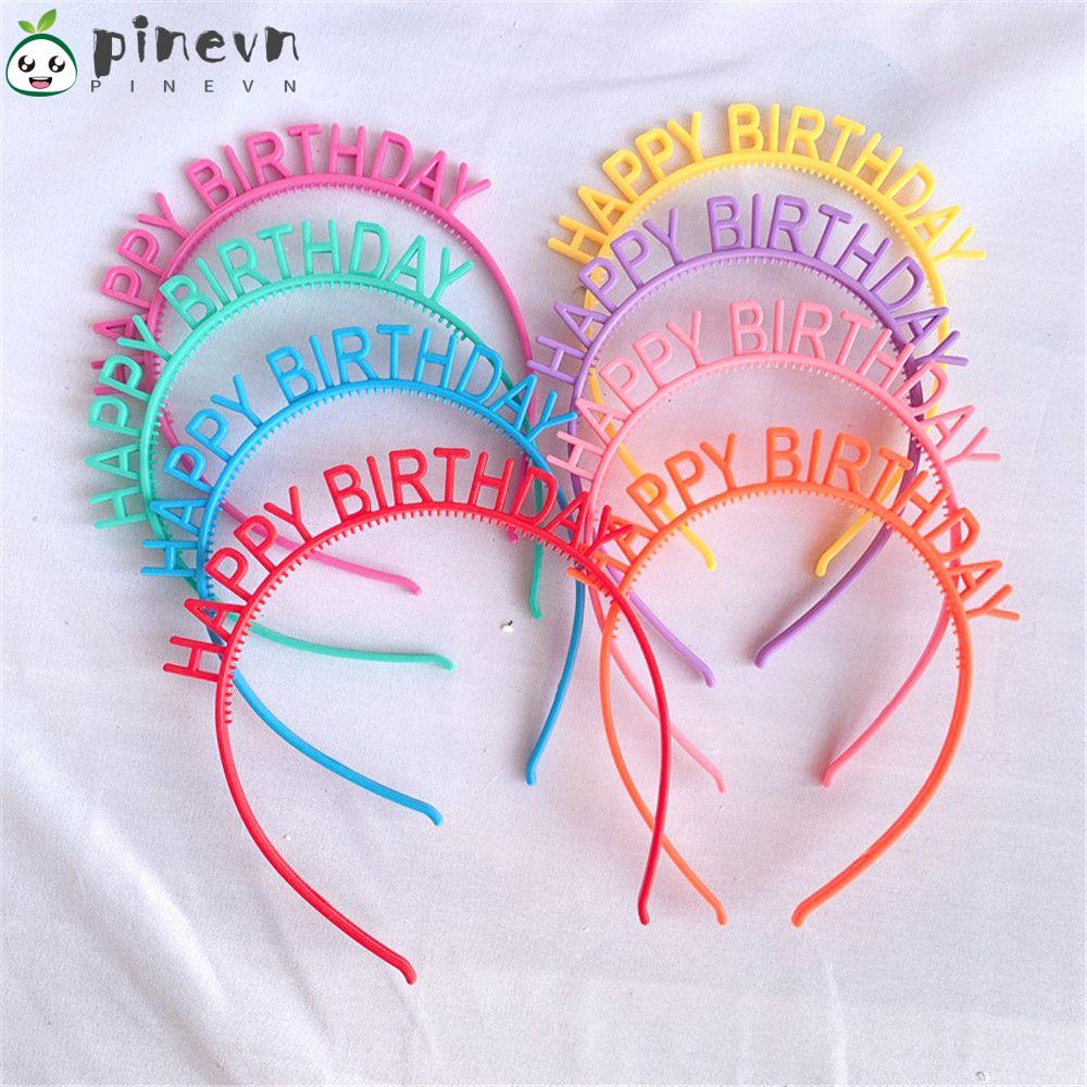 PINEVN Mũ Sinh Nhật Màu Sắc Kẹo Ngọt Xinh Xắn