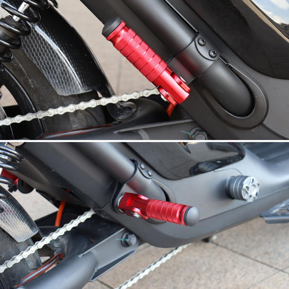 1 Cặp Gác Chân Bằng Nhôm CNC 8mm Cho Xe Máy Karts Scooter K2O6