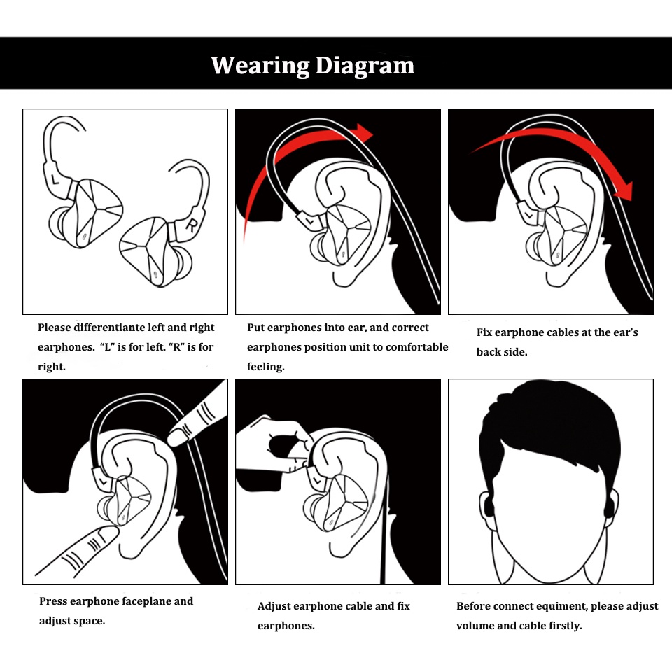 Tai Nghe Có Dây 2PIN 0.75 S 10mm Chất Lượng Cao