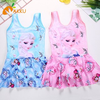 Bộ Đồ Bơi Một Mảnh In Hình Công Chúa Elsa Cho Bé Gái
